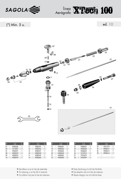 Aerógrafo XTECH 100