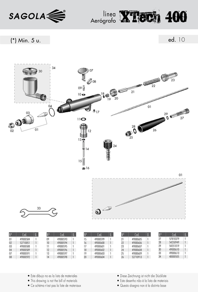 Aerografo XTECH 400