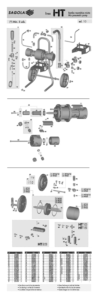 Manual bombas HT