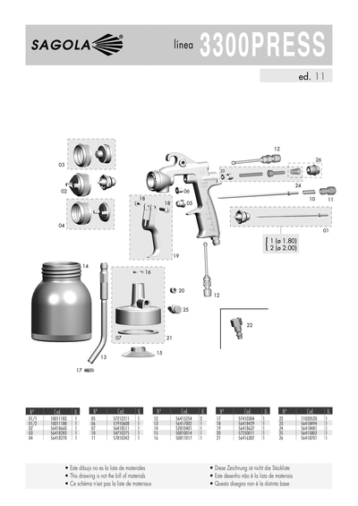 Pistola presion 3300 press
