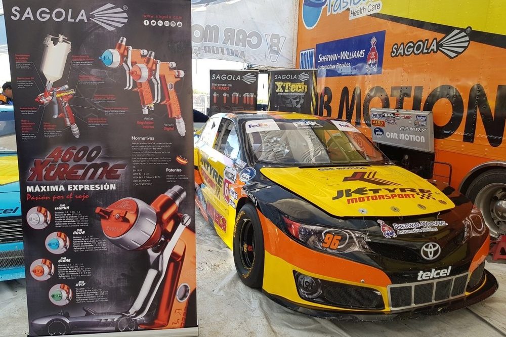 Sagola with the NASCAR Mexico